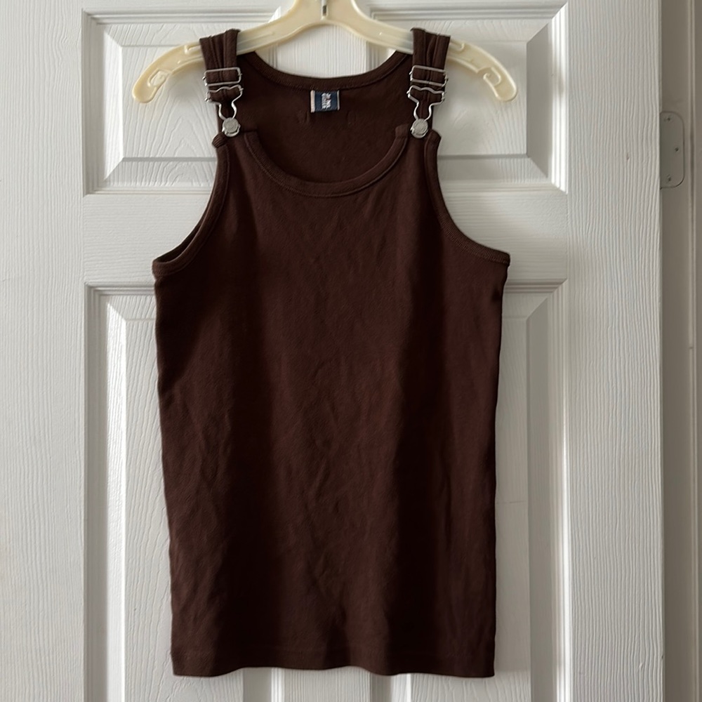 Jean Paul Gaultier Brown Tank Top Size XL